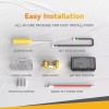 Power Queen 500A Battery Monitor with Shunt Capacity Display 8V-120V