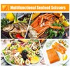 Kitchen Seafood Scissor for Crab Legs, 4 Pack Crab Leg