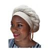 Dupsie's White Modu Hat Pre-tied Head Wrap DP3949PT