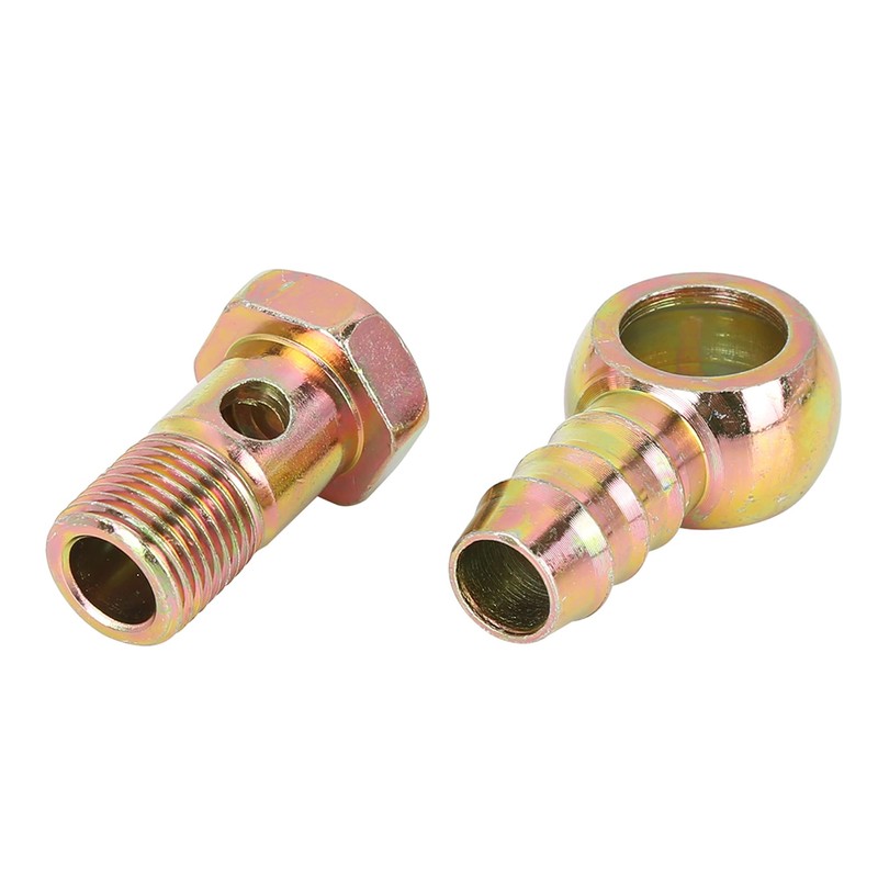 X AUTOHAUX Hose Bolt Connection 2 Sets 16 mm Hollow