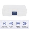 Organizer Box, 5 Grids Clear Visible Plastic Accessories Compartment Transparent