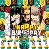 Academia of My Hero Birthday Party Backdrop, Decoration, Banner, Photo