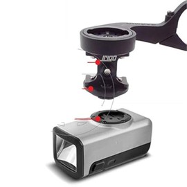 Trigo Alloy Flash Light Mount for Garmin Varia Smart Bike Headlight HL500 HL501