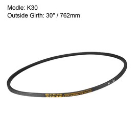 uxcell K30 Drive V-Belt Girth 30-inch Industrial Power Rubber Transmission Belt