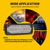 Leiboow 20-Pack Aluminum LED Strobe Light – 20 LEDs Per
