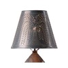 Irvins Tinware 14-Inch Fireside Lamp Shade with Punched Tin Willow