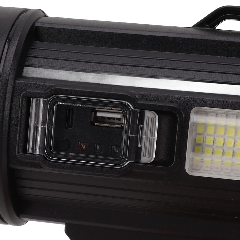 Solar Handheld Spot Light Multifunction Waterproof Super Bright Emergency Spotlight