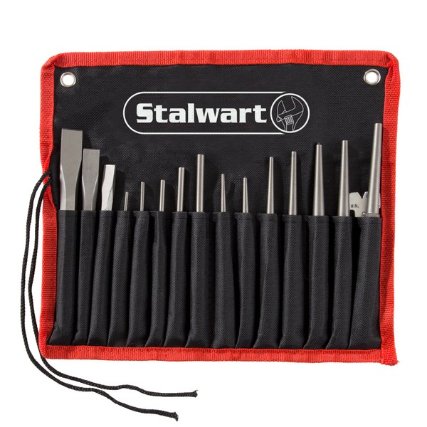 Punch And Chisel Set, 16 Pieces- Includes Taper Punches, Cold