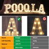 Pooqla LED Marquee Letter Lights Sign, Light Up Alphabet Letter