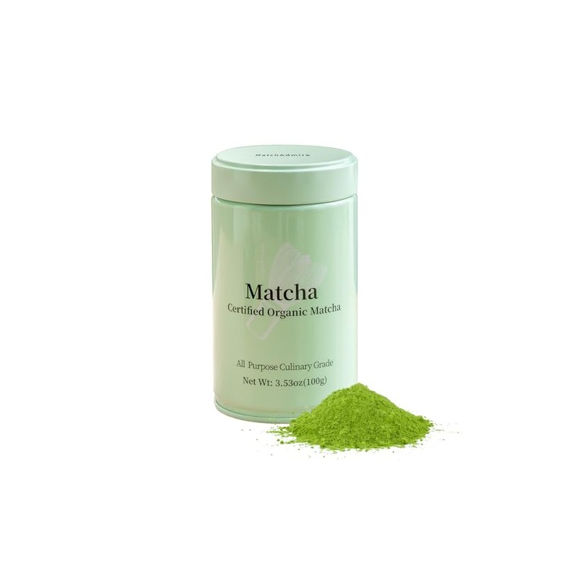 Premium Organic Matcha Green Tea Powder - 100% Pure &