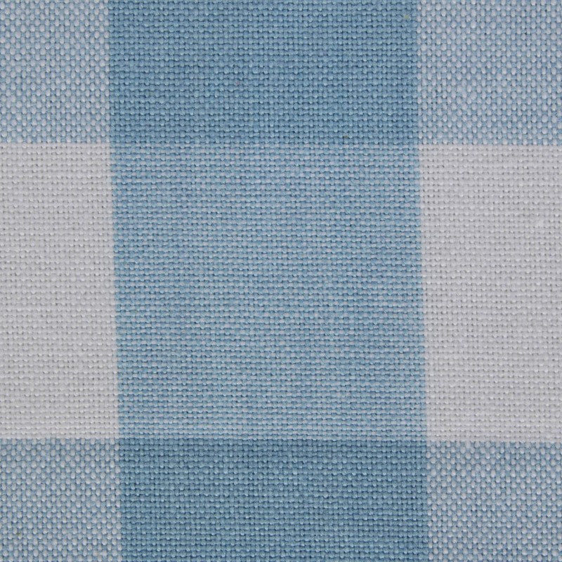 DII Buffalo Check Collection Classic Tabletop, Table Topper, 40x40, Light