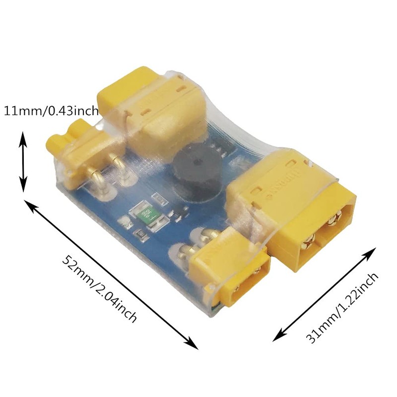 Iegefirm XT30 / XT60 Smart Smoke Stopper Short Circuit Protection