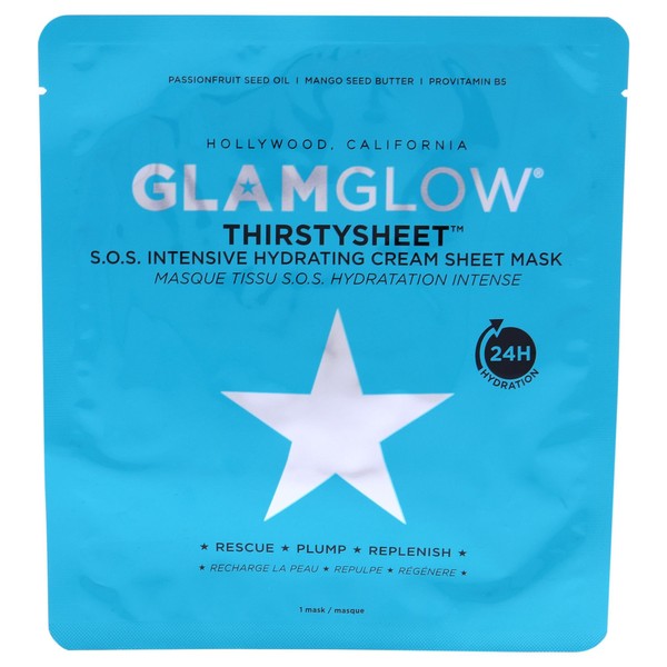 Glamglow Thirstysheet Intensive Hydrating Cream Sheet Mask Unisex Mask 1 Pc