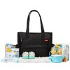 SoHo Williamsburg Diaper Bag Large Tote (One Size, Black)