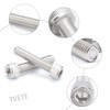 TVETE Stainless Steel Hex Head Cap Bolts Hex Head Cap