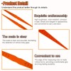 UHANBUT Car Door Panel Gap Alignment Gauge, Plastic Snake Ruler