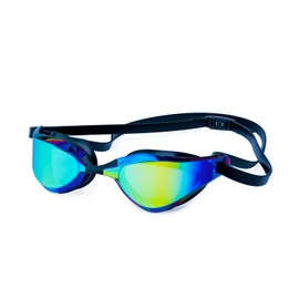 THEMAGIC5 Designed for Recreational & Competitive Swimming | Adult Swimming Goggles for Men & Women | Antifog & No Leakage Design (Gold Mirror)