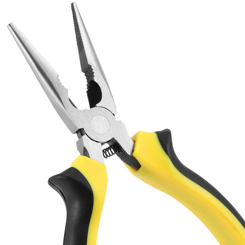 SINJEUN 15 Pack 6 Inch Needle Nose Pliers, Long Needle