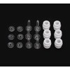 Honbay 6pcs Gimbal Anti Vibration Damping Rubber Balls and 6pcs