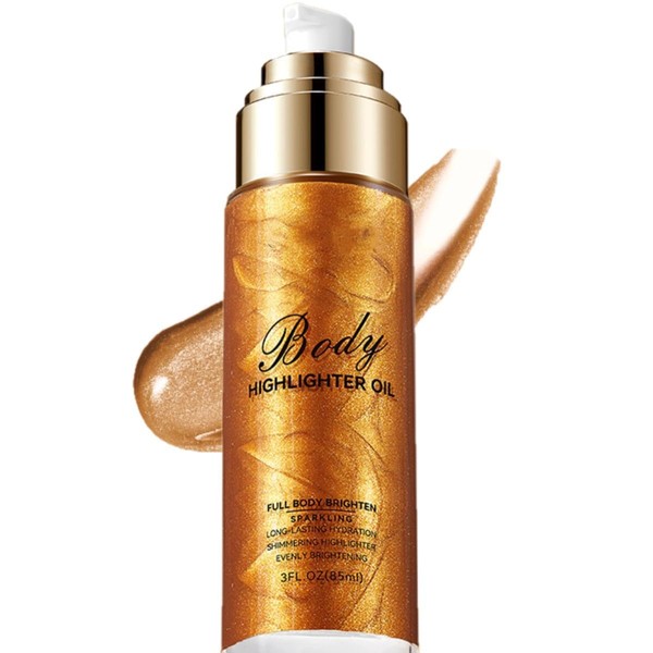 KARLOR Körper Highlighter Öl Gold Schimmer Körper Öl Body Highlighter