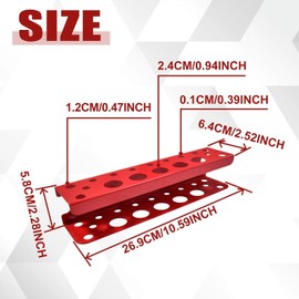 SPEEDWOX Magnetic Screwdriver Holder Heavy Duty Pliers Metal Screwdriver Organizer Rack Magnetic Tool Holder Wall Mount Garage Organizer for Plier Shears Garage Tool Cart Pegboards Workbench