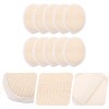 Esponjas corporales desechables de lufa beige 10 piezas para ducha