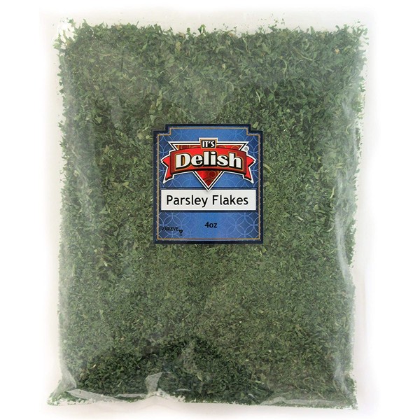Dried Parsley Flakes by Its Delish (4 Oz)