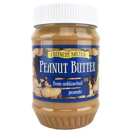 Trader Joe's Crunchy Salted Peanut Butter From Unblanched Peanuts, 3 Pack