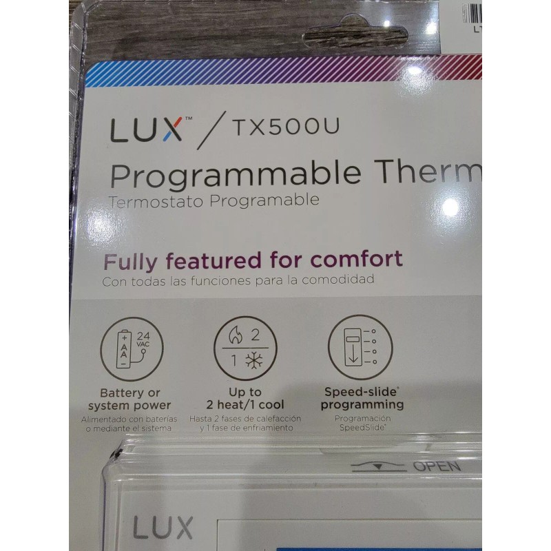 Lux New Sealed Lux TX500U - 5/2 Day Programmable Thermostat