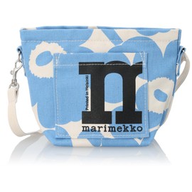 Marimekko 91969 Mono Mini Crossbody Unikko Shoulder Bag, Women's COTTON, Light Blue, COTTON, LIGHT BLUE, Free size