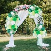 100pcs Green Balloons Set, 12 Inch Metallic Emerald Dark Green