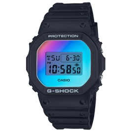Casio DW-5600SR-1JF Iridescent Color Series Men's Wristwatch, Black, Limited Edition / Iridescent Color Series (Black), sports