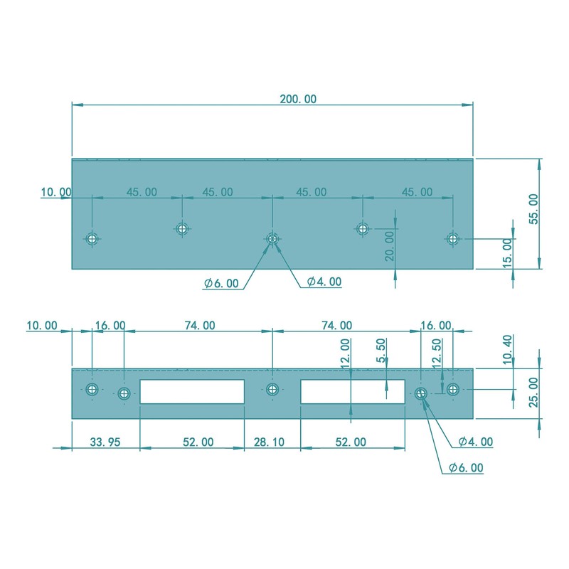 FEPS FE-RS002 Repair Strike Plate for Front Door Repair Angle