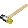 Toolcraft TO-9991035 Rubber Mallet Medium Soft Medium Hard 430 g