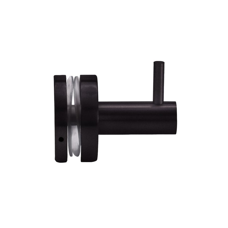 FHC PRH10RB Peg Robe/Towel Hook for 3/8" and 1/2" Glass