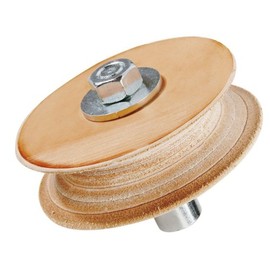 Scheppach Profiled Leather Grinding Wheel 100 Jig Accessory for Wet-Grinding Machines