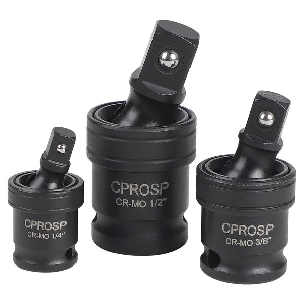 CPROSP 3-Piece Power Ball Joint 1/4 Inch 3/8 Inch 1/2