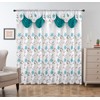 Petrichor Embroidery Sheer Curtain 2 Panels Set - Luxury Window