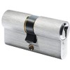 Yale 600-Serie Euro-Profilzylinder – Doppelt/Notfall – 27/27 – Satin-Nickel –
