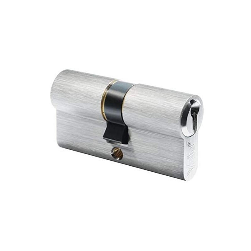 Yale 600-Serie Euro-Profilzylinder – Doppelt/Notfall – 27/27 – Satin-Nickel –