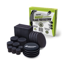 Slipstick GorillaPads Non-Slip Furniture Pads & Furniture Sliders Variety Pack (68 Pieces) Protects a Wide Range of Furniture & Floors, Whole House Furniture Gripper Slider Floor Protector Kit