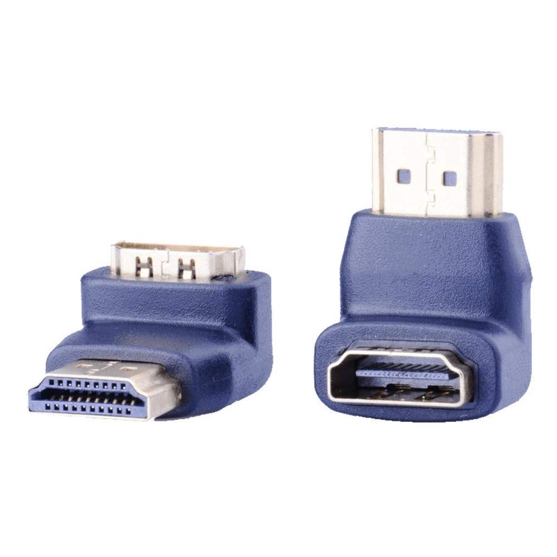 Vention HDMI Right Angle Adapter Plug to Socket High Speed