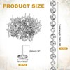 sourcing map 10Pcs Upholstery Tacks Strips, 3.28ft Decorative Nail Trims