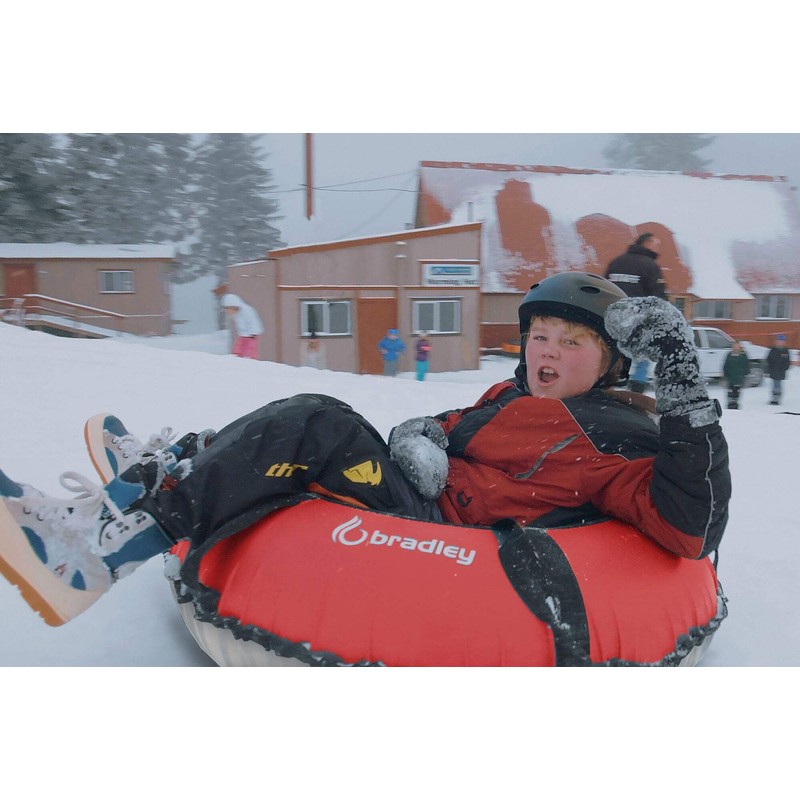 Bradley Snow Tubes: 42-Inch Heavy Duty Inflatable Sledding Tubes with