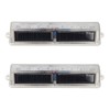 2 PCS Light Control Solar Warning Lights with 8 LED