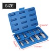 10Pcs 12 Point Triple Square Splined Bit Socket Set M4-M18