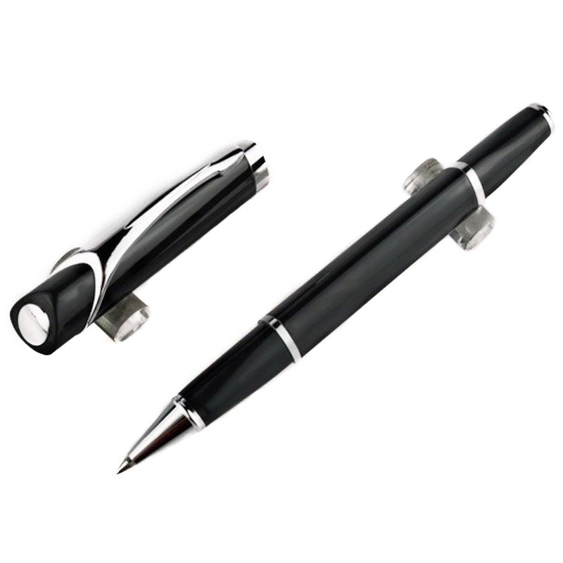 QUALITY METAL TRILATERAL ROLLER PEN. GLOSSY DESIGN MODERN PEN, FREE