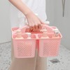 UUJOLY Plastic Portable Shower Caddy Basket Bucket, Cleaning Shower Basket