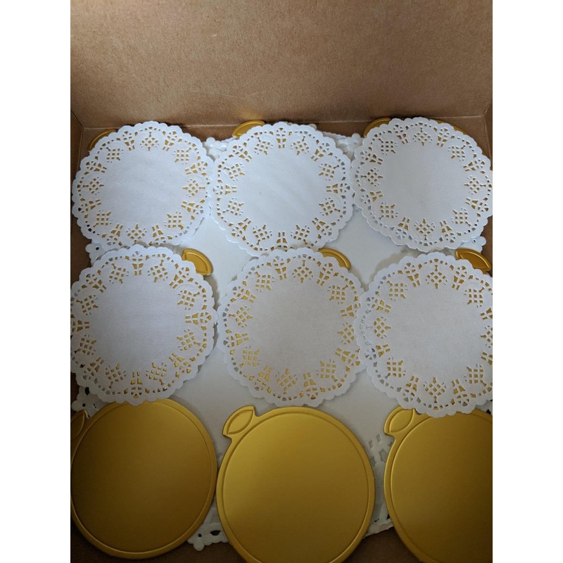 YYaaloa 300 Pcs 3 Inch Mini Cake Boards Mousse Cupcake