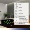 TFA Dostmann 60.5015.04 Projection Alarm Clock with FM Radio, 2